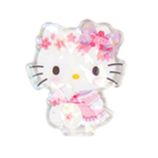 Sanrio Pack Your Own Sakura Shaker Keychain: Character Charm