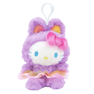 Hello Kitty Rainbow Bunny Mascot Clip