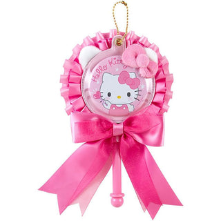 Sanrio Rosette Wand Keychain with Badge