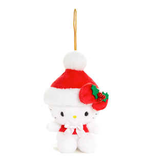 Hello Kitty Santa Claus Plush Ornament