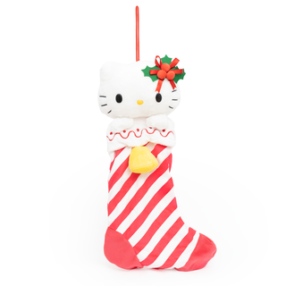 Hello Kitty Striped Christmas Stocking