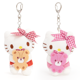 Hello Kitty and Tiny Chum Plush Mascot Keychain