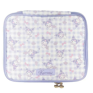 Sanrio Ribbon Gingham Divider Cosmetic Case