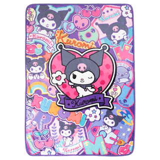 Kuromi Applique Blanket