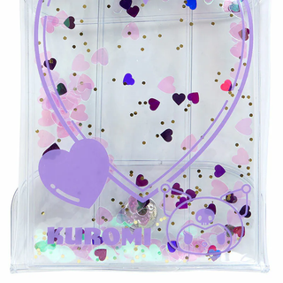 Sanrio Colorful Heart Carabiner Clear Pouch