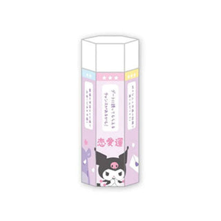 Opened Kuromi Sanrio Characters Hexagon Eraser Blind Box