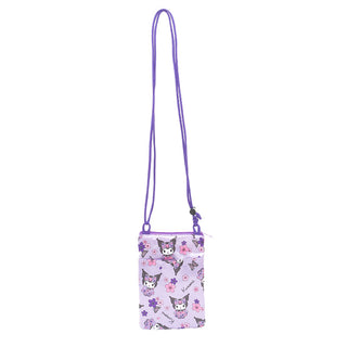 Kuromi Floral Kimono Shoulder Pouch