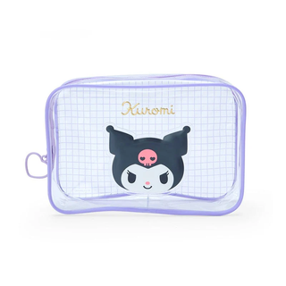 Sanrio Clear Grid Zipper Pouch