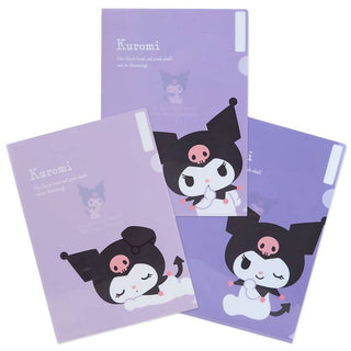 Sanrio Expressions 3-pc Clear File Folder Set