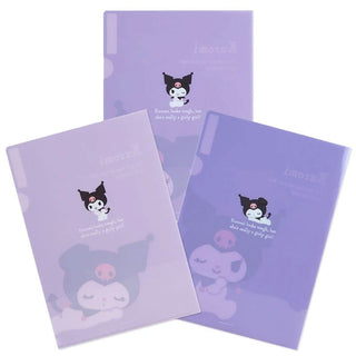 Sanrio Expressions 3-pc Clear File Folder Set