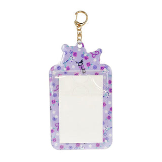 Kuromi Flower Ribbon Card Case