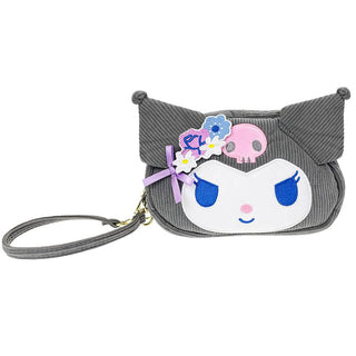 Kuromi Flower Ribbon Pouch