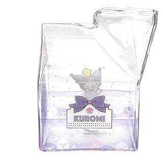 Sanrio Characters Kawaii Glass Milk Carton Cup