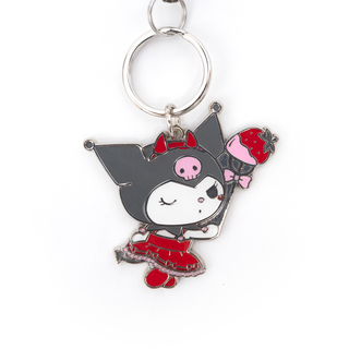 Kuromi Sweet Strawberry Key Reel Charm