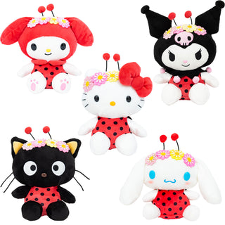 Sanrio Ladybug Flower Bean Doll