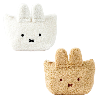 Miffy Fuzzy Zipper Pouch