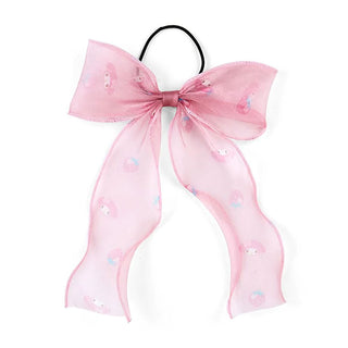 Sanrio Grid Big Ribbon Ponytail Holder