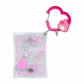 Sanrio Colorful Heart Carabiner Clear Pouch