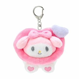 Sanrio Colorful Heart Mascot Keychain