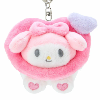 Sanrio Colorful Heart Mascot Keychain