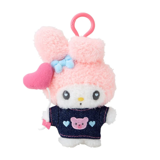 Sanrio Denim Patch Plush Mascot Clip