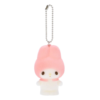 Sanrio Flocked Keychain Mascot