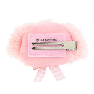 Sanrio Gingham Bow Plush Hair Clip