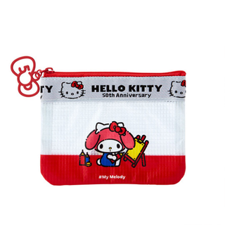 Hello Kitty 50th Hello Everyone! Vinyl Flat Pouch