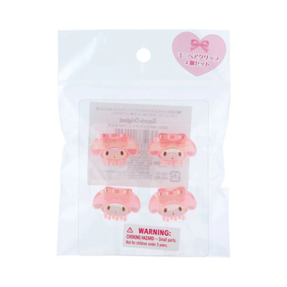 Sanrio Iridescent Mini 4 Hair Clips Set