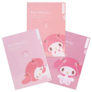 Sanrio Expressions 3-pc Clear File Folder Set