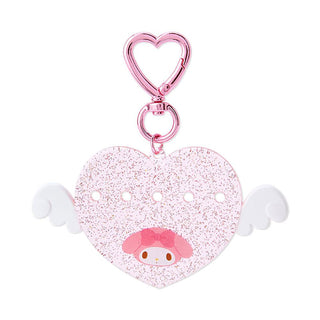 Sanrio Angel Heart Customizable Name Keychain