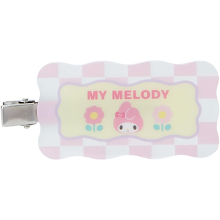 Sanrio Pastel Check Hair Clip Set