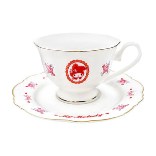 My Melody Rose Latte Teacup and Saucer Set