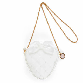 My Melody White Strawberry Shoulder Pouch