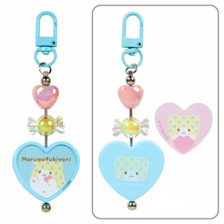 Sanrio Colorful Heart Keychain Blue Blind Box