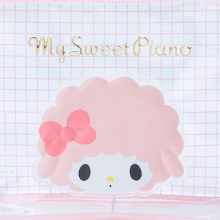 Sanrio Clear Grid Zipper Pouch