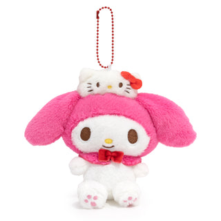 Hello Kitty 50th Anniversary Ribbon Mascot Keychain