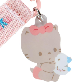 Sanrio Embroidered Logo Keychain