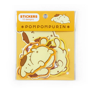 Pompompurin Oshiri Puri Puri Purin Stickers