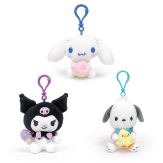 Sanrio Pastel Checkers Plush Mascot Clip