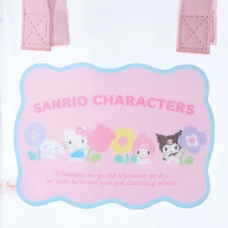 Sanrio Pastel Check Clear Convertible Mini Tote