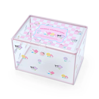 Sanrio Pastel Check Clear Storage Case