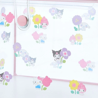 Sanrio Pastel Check Clear Storage Case