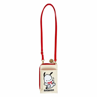 Pochacco 35th Anniversary Red Ribbon Smartphone Shoulder Bag