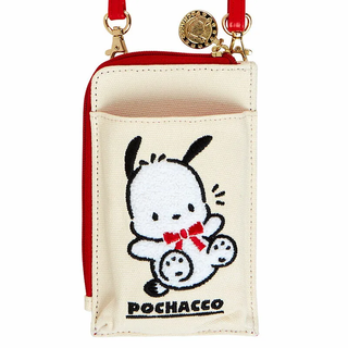 Pochacco 35th Anniversary Red Ribbon Smartphone Shoulder Bag