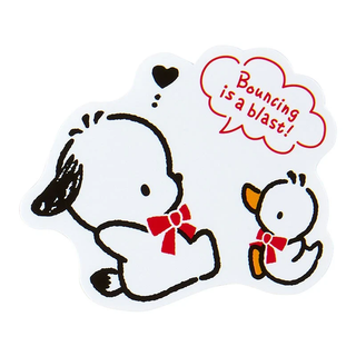 Pochacco 35th Anniversary Red Ribbon 10-pc Sticker Pack