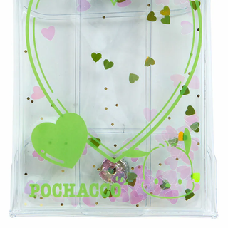 Sanrio Colorful Heart Carabiner Clear Pouch