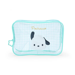 Sanrio Clear Grid Zipper Pouch