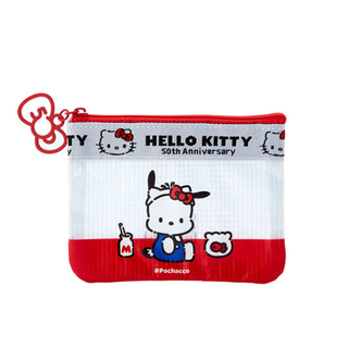 Hello Kitty 50th Hello Everyone! Vinyl Flat Pouch