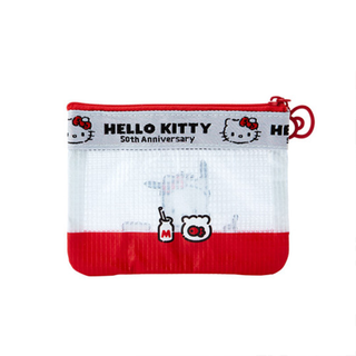 Hello Kitty 50th Hello Everyone! Vinyl Flat Pouch